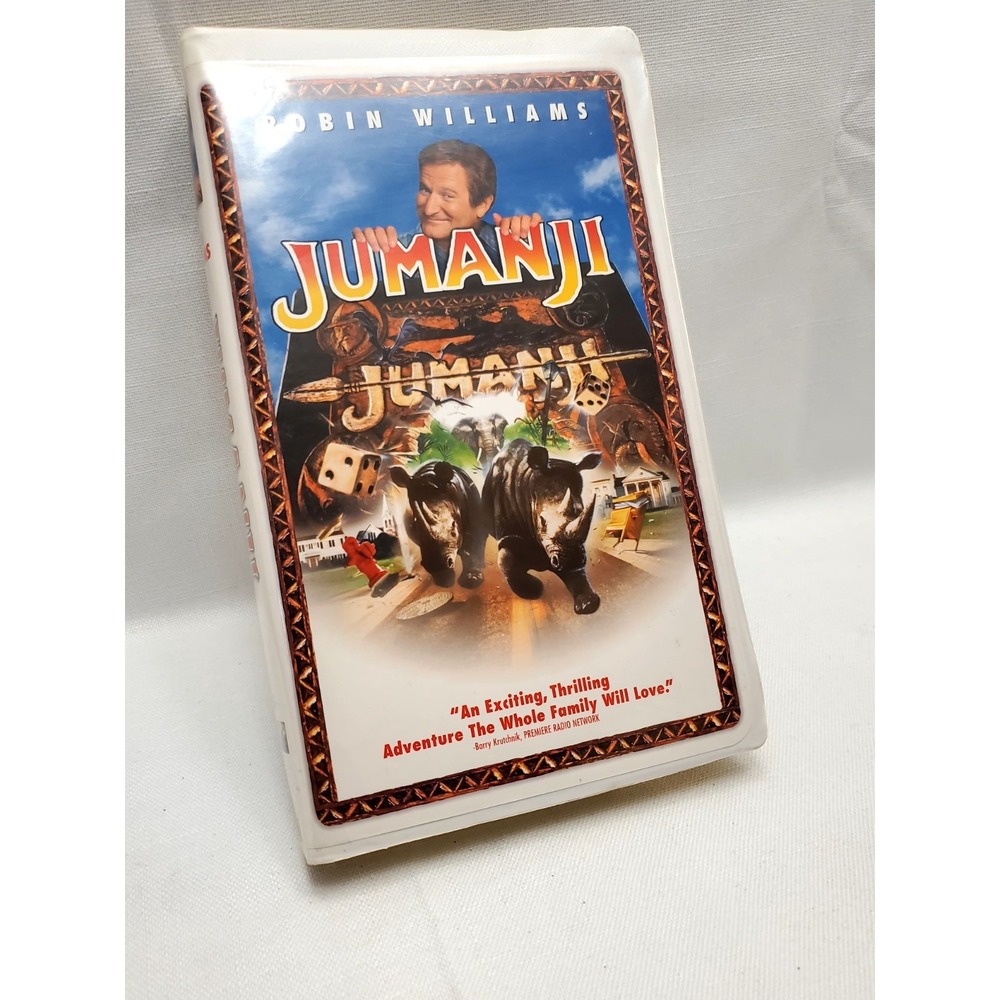Jumanji (VHS, 1996, Closed‎ Captioned Clam Shell Case)
